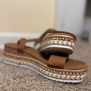 Brown Platform Sandals